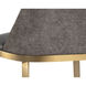Dover 40 inch Bravo Portabella / Sparrow Grey Barstool